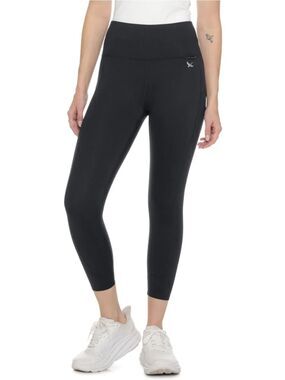 Eddie Bauer Black Iris Navy Trail Capri Active High Rise Leggings